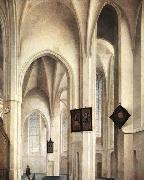 SAENREDAM, Pieter Jansz Interior of the St Jacob Church in Utrecht oil painting artist
